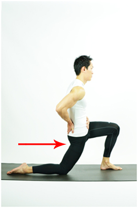 Hip flexors stretch